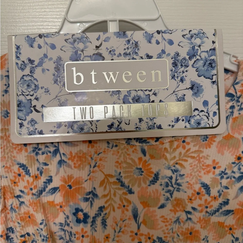 Two piece girl top with butterfly with  gather on the side
